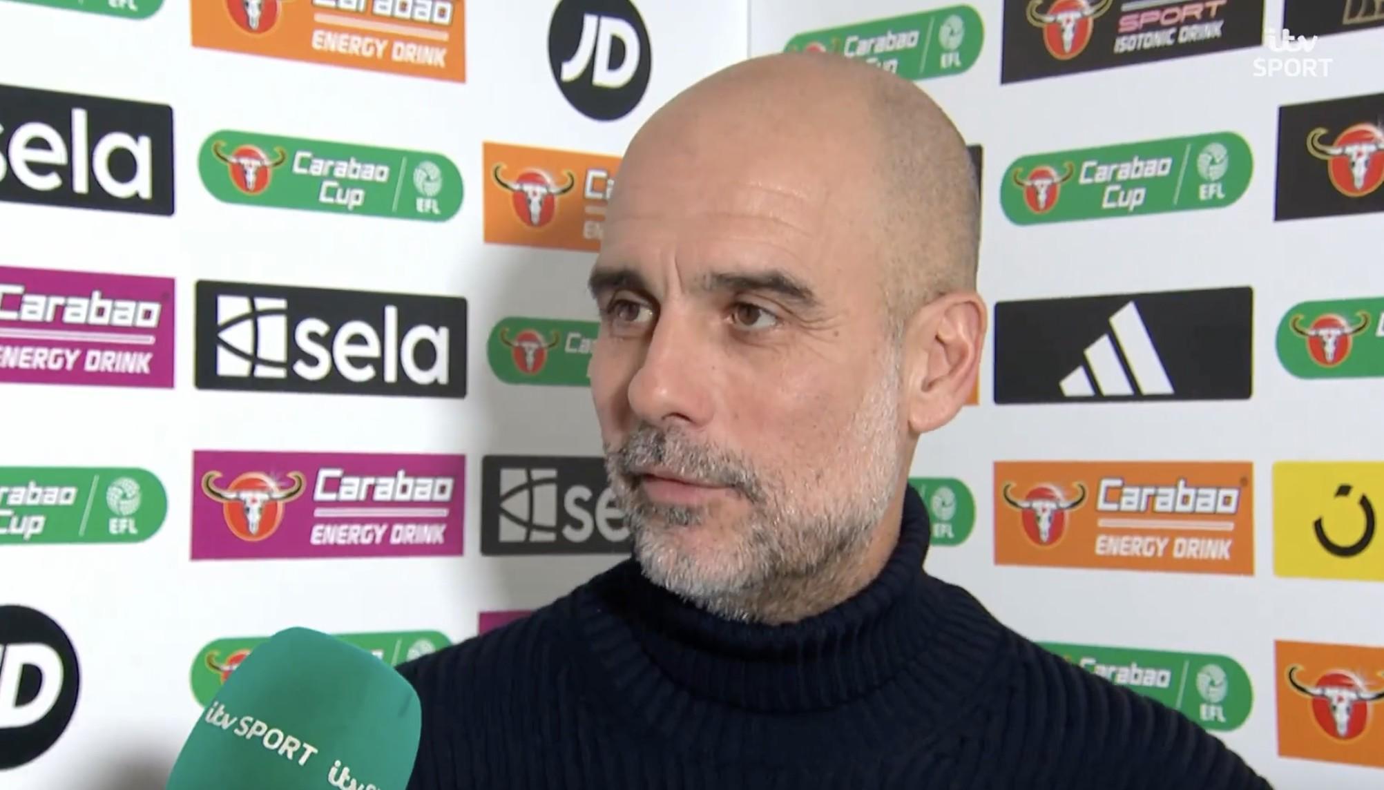 开云在线观看-对英联杯有特殊感情吗？瓜帅：还可以，奖杯两年后就被遗忘了